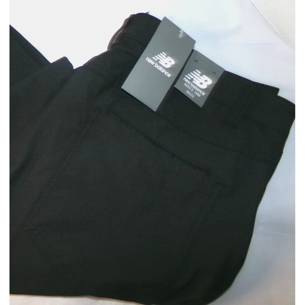 NEW‎ BALANCE MENS TECH PANTS~BLACK~36X32~NWT